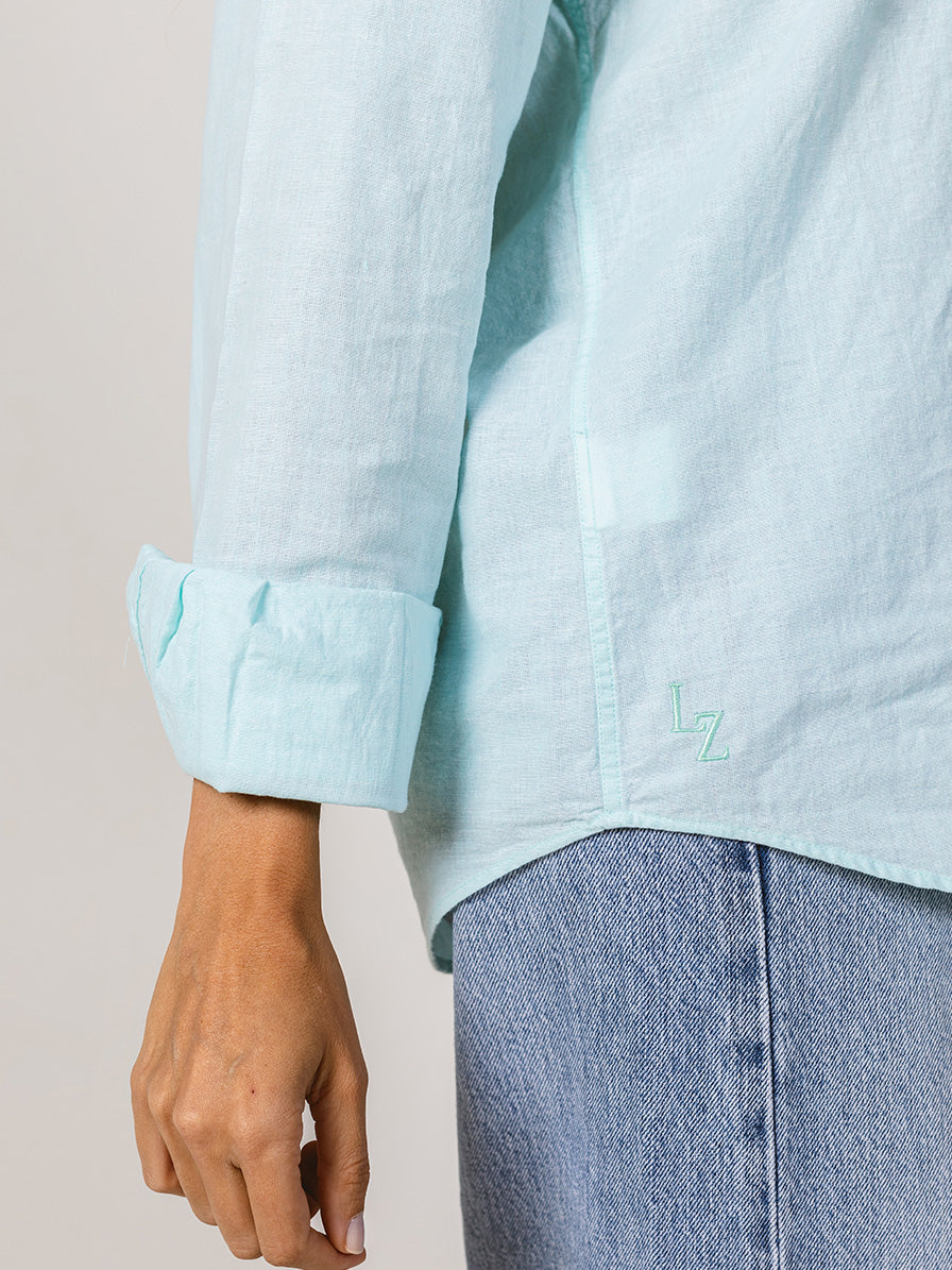 Camisa linho slim fit